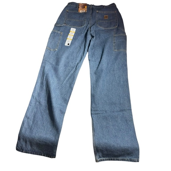 Carhartt Men’s B13 Loose Original Fit Work Dungarees Heavy 100% Cotton 33x36 - Picture 3 of 8